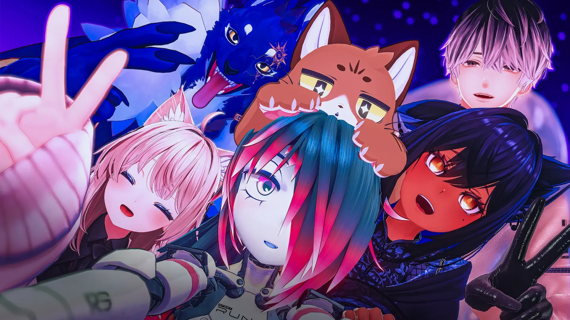 VRChatのアバターたち
